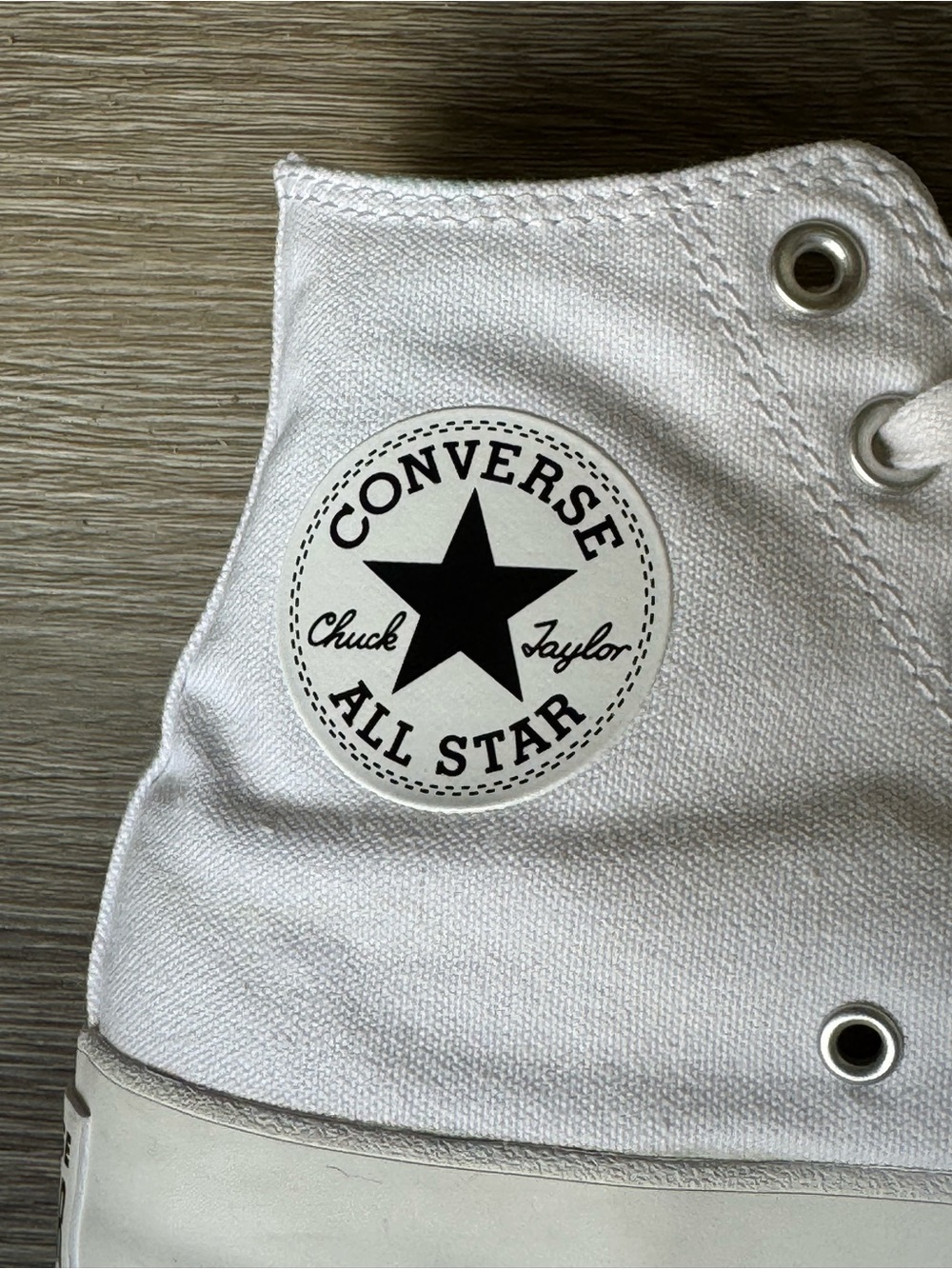 Converse Chuck Taylor Lugged Lift Hi White Canvas Platform Sneakers Women’s 8 - Picture 7 of 9